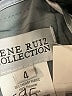 Rene Ruiz 100% Polyester Metallic Silver Cocktail Dress Size 4 - photo 4