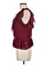WAYF 100% Polyester Burgundy Sleeveless Blouse Size M - photo 5