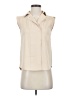 Argent 100% Polyester Ivory Sleeveless Blouse Size 0 - photo 1