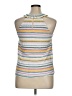 Talbots Silver Sleeveless Top Size 0X (estimated) - photo 2
