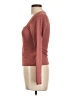 Qinsen Brown Long Sleeve Top Size L - photo 5