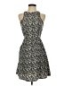 Francesca's 100% Polyester Graphic Black Cocktail Dress Size S - photo 1