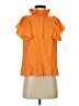 THML Orange Short Sleeve Turtleneck Size XS - photo 1