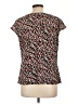 Liz Claiborne Black Short Sleeve Top Size L - photo 2