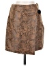 idem ditto Animal Print Brown Faux Leather Skirt Size S - photo 1