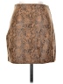 idem ditto Animal Print Brown Faux Leather Skirt Size S - photo 2