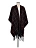 Michael Stars Burgundy Poncho One size - photo 1