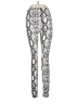 Hawthorne Print Silver Leggings Size 12 - photo 1