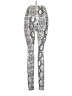 Hawthorne Print Silver Leggings Size 12 - photo 2