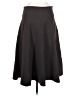 Larry Levine Solid Black Casual Skirt Size 4 - photo 1