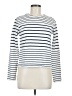 J. Peterman 100% Cotton White Long Sleeve Turtleneck Size M - photo 1