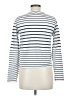 J. Peterman 100% Cotton White Long Sleeve Turtleneck Size M - photo 2
