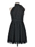 Express Polka Dots Black Cocktail Dress Size 8 - photo 1