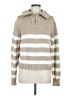 Kule 100% Cotton Stripes Tan Pullover Sweater Size M - photo 1