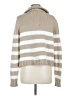 Kule 100% Cotton Stripes Tan Pullover Sweater Size M - photo 2