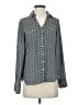 Express 100% Polyester Gray Long Sleeve Blouse Size XS - photo 1