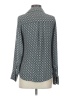 Express 100% Polyester Gray Long Sleeve Blouse Size XS - photo 2