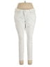 SLINK Jeans Solid Ivory Jeans Size 14 - photo 1
