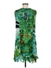 Vasna 100% Polyester Tropical Green Casual Dress Size M - photo 2