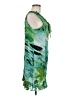Vasna 100% Polyester Tropical Green Casual Dress Size M - photo 4