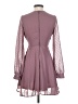 Windsor 100% Polyester Hearts Purple Casual Dress Size S - photo 2