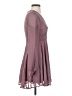 Windsor 100% Polyester Hearts Purple Casual Dress Size S - photo 4