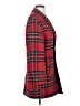 Zara Plaid Red Coat Size XS - photo 4