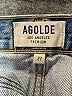 AGOLDE 100% Cotton Blue Denim Shorts Size 27 waist - photo 3