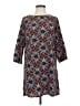 Old Navy 100% Polyester Print Blue Casual Dress Size S - photo 1