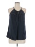 Assorted Brands 100% Polyester Blue Sleeveless Blouse Size M - photo 1