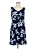 Connected Apparel Blue Casual Dress Size 8 (petite) - photo 1