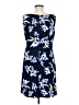 Connected Apparel Blue Casual Dress Size 8 (petite) - photo 2