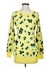 Assorted Brands Print Yellow Pullover Sweater Size S - photo 1