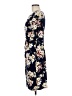 Connected Apparel Floral Blue Casual Dress Size 8 (petite) - photo 5