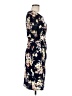 Connected Apparel Floral Blue Casual Dress Size 8 (petite) - photo 4