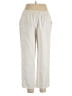 Impressions Solid Ivory Casual Pants Size 16 (petite) - photo 2