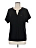 Anne Klein Black Short Sleeve Blouse Size M - photo 1