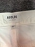 AGOLDE 100% Cotton Solid Ivory Denim Shorts Size 32 waist - photo 3