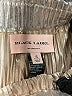 Black Label by Chico's 100% Elastic Metallic Silver Formal Skirt Size S - photo 4