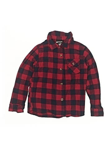 Boys Rock Long Sleeve Button-Down Shirt (view 1)