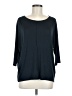 Vince. 100% Viscose Black 3/4 Sleeve Top Size M - photo 1