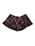 Solemio Floral Burgundy Shorts Size L - photo 1