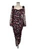 Astr Floral Black Cocktail Dress Size M - photo 1