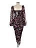 Astr Floral Black Cocktail Dress Size M - photo 2