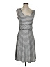 Max Studio Stripes Gray Casual Dress Size XS - photo 1