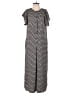 Max Studio 100% Polyester Houndstooth Black Jumpsuit Size S - photo 1