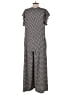 Max Studio 100% Polyester Houndstooth Black Jumpsuit Size S - photo 2