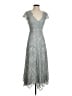 Catherine Deane Gray Blue Cocktail Dress Size 4 - photo 1