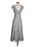 Catherine Deane Gray Blue Cocktail Dress Size 4 - photo 2