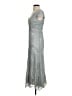 Catherine Deane Gray Blue Cocktail Dress Size 4 - photo 5